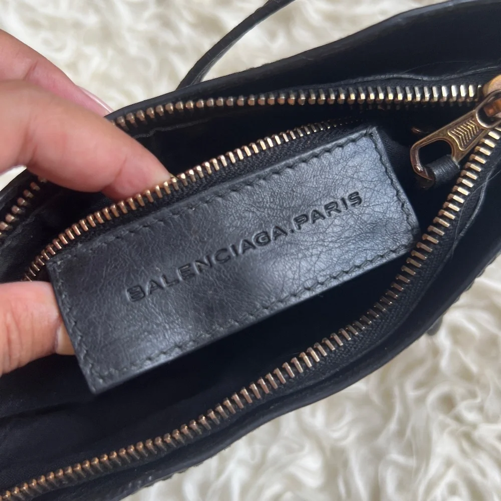 Firm | Balenciaga Motorcross Classic City Pochette Bag - Picture 11 of 12